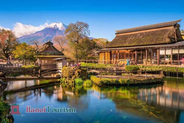 Làng Oshino Hakkai - Nhật Bản - Mùa thu